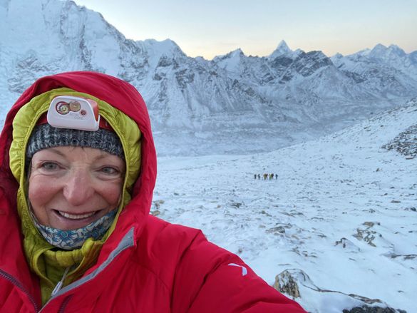 Capturing a moment on a remote high-altitude expedition. Capturing a moment on a remote high-altitude expedition.