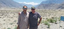 Ade Summers and Ameer Khan on the Nanga Parbat Circuit trek in June 2025