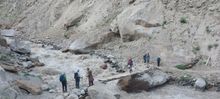 Bridge crossing on Diamir side of Nanga Parbat