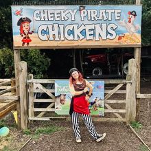 Quex Adventure Farm Park - Cheeky Pirate Chickens