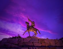 The Scout is a massive sculpture of Buffalo Bill Cody on his steed situated just outside the Buffalo Bill Center of the West. 