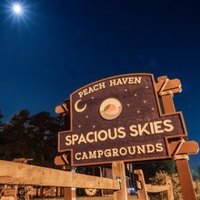 Spacious Skies Peach Haven