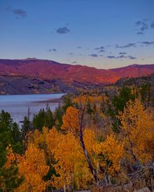 There are plentiful hikes with lake views. 