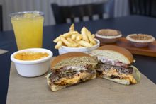 Tonya Council's Pimento Cheese Burger at Tonya's Cafe in Chapel Hill