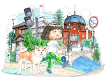 Tokyo Biennale「Sampo Map」Project_Illustration by Kazuki Takahashi