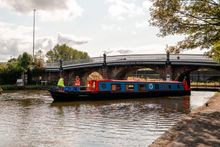 Aethel the new Unlock Runcorn boat on the Bridgewater Canal