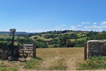 On Foot Holidays, The Southern Cotswolds - view towards Colerne
