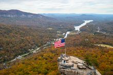 Chimney Rock State Park fully reopened in June, after an extensive rebuilding effort following Hurricane Helene. 