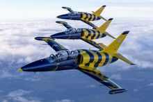 Aerobatic Jet Flight over Latvia at Grand Hotel Kempinski Riga