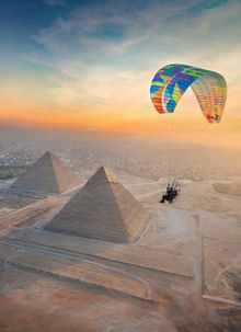 Skydive over the Pyramids at Royal Maxim Palace Kempinski Cairo