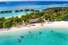 Sheraton Maldives Full Moon Resort & Spa - Aerial View