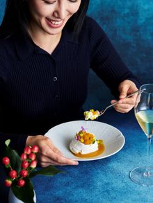 Mango Pavlova from Christmas Menu