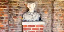 The Poe Bust at the Poe Museum comes to life through Augmented Reality
