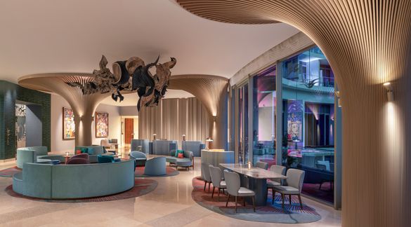 W Singapore - Living room (Twilight 02)