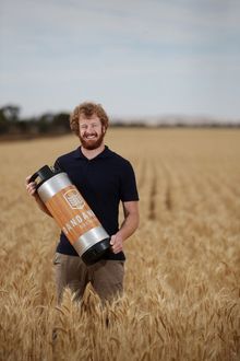 Dandanning Brewery owner Calvin Squire. Supplied by Australia's Golden Outback