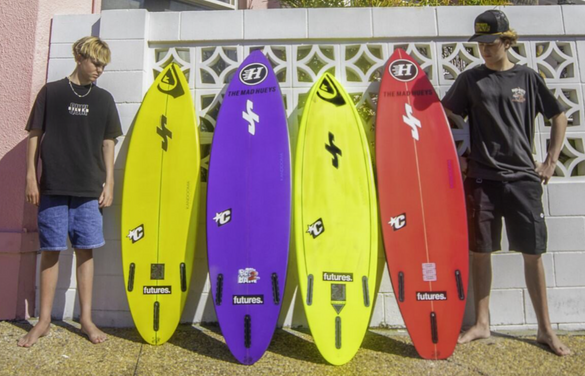 Will and Luca Martin new surfing ambassadors for Kandooma Maldives