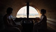 Saunas with sea views