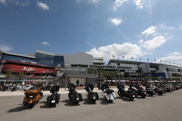 The Official Biketoberfest® Welcome Center located trackside in Daytona International Speedway’s display area  is one of the stops on the MotoPassport Scavenger Hunt during Biketoberfest® on Oct. 16-19.  