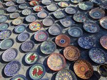 Hand painted Uzbek ceramics