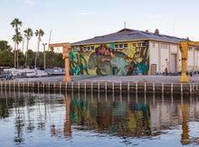 Mural Mangroves and Manatees by Tatiana Suarez