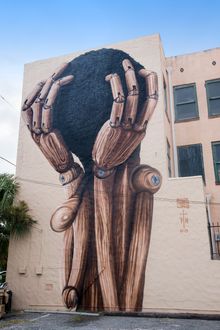 Mural Pinocchio by Mark Gmeling