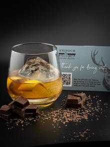 A chocolat cocktail at the Knipoch Hotel, near Oban, Argyll and the Isles A chocolat cocktail at the Knipoch Hotel, near Oban, Argyll and the Isles