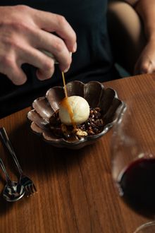 Cuvee Chocolate and Wagyu Fat Ice Cream