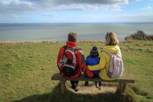 Dover to Deal: Three Castles Walk - Dover Patrol Memorial Cliff Top