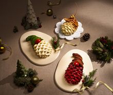 Trio of Festive Cakes at The Mandarin Cake Shop