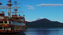 Mt. Fuji from Lake Ashi, Hakone, Japan