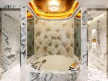 The Hong Kong Suite’s Bathtub is inspired by Magnolias, a flower native to China that once could only be owned by Chinese Emperors