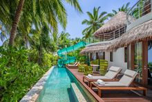 W Maldives - Oasis Beach Two-Bedroom Villa - Exterior with Slide