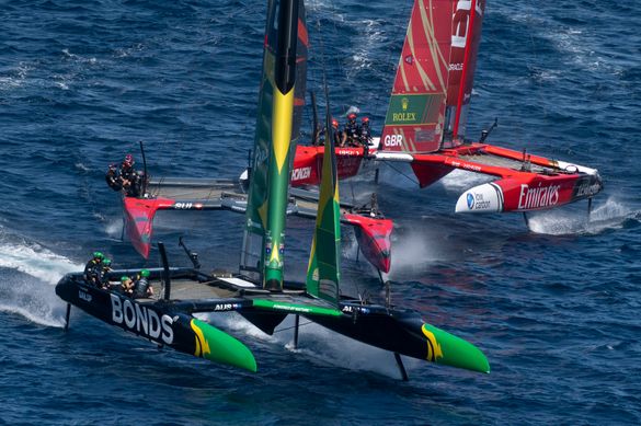 Race Day 1 of the 2025 ROCKWOOL France Sail Grand Prix held in Saint Tropez.