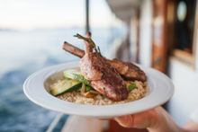 The cuisine is a feast for the eyes too. 