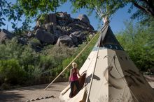Tipi at the SPA at Boulders Resort and Spa Scottsdale