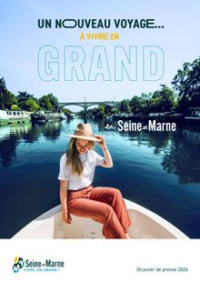 Dossier de presse couverture Seine et Marne Attractivité