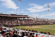 Old Town's Scottsdale Stadium is the home base for the San Francisco Giants during Cactus League Spring Training. 