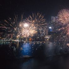 Fireworks View from Island Shangri-La