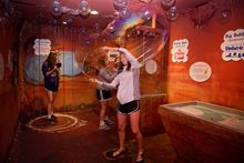 Clarksville's Customs House Museum's Bubble Cave is fun for all ages.