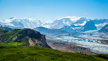 Hiking near Tordrillo Mountain Lodge, Alaska