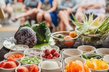 The food demonstrations and cooking competitions using local fresh harvested ingredients is a highlight of the Annual Hastings Cabbage, Potato and Bacon Festival  each Spring. 