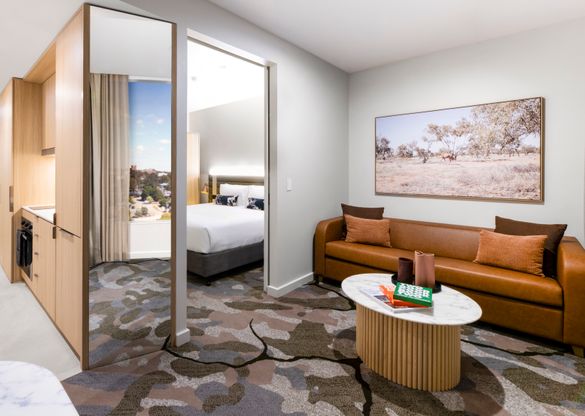 Adina Chermside Brisbane's calming design is inspired by the Aussie bush