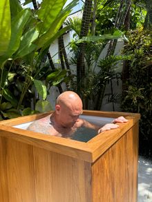 Michael Klim - Ice bath