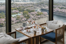 Nijiri Sakura afternoon tea with view
