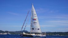 Team Scotland departs Subic Bay on the Clipper Round the World Yacht Race