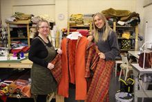Emily Baxendale joins the Kynren team as Head of Wardrobe. Pictured with Vickey Ripley, Costume Coordinator.