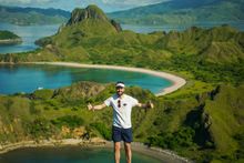 View from Padar Island in Komodo National Park, one of the highlights of the Bali2Komodo motorcycle expedition.