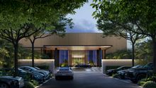 Driveway of new private terminal