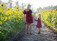 Treat mom to a garden party on Mother's Day - complete with fresh picked flowers