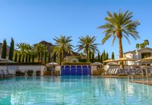 The Omni Scottsdale Resort & Spa at Montelucia features a stunning pool and Camelback Mountain views.